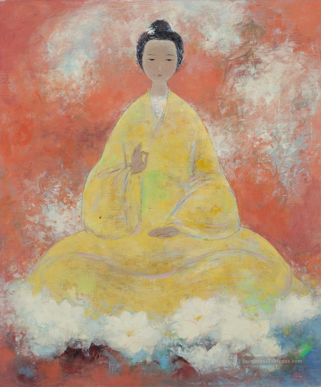 VCD divinite 2 bouddhisme asiatique Peintures à l'huile
